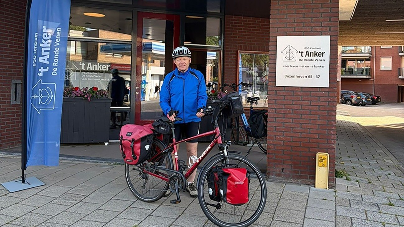 Nico van Oosten fietst 700 kilometer t.b.v. IPSO centrum ‘t Anker